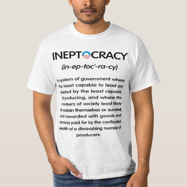 T-shirts Teto de Ineptocracia (Frente)