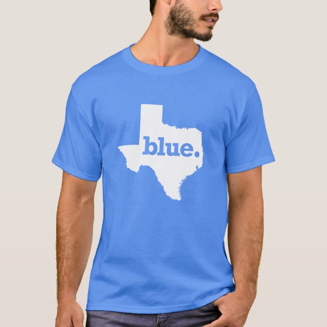 T-shirts Texas Democrata (Frente)