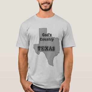 T-shirts Texas é o PAÍS do DEUS