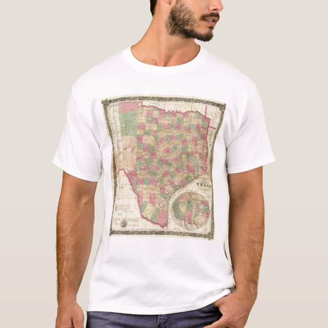 T-shirts Texas ocidental (Frente)