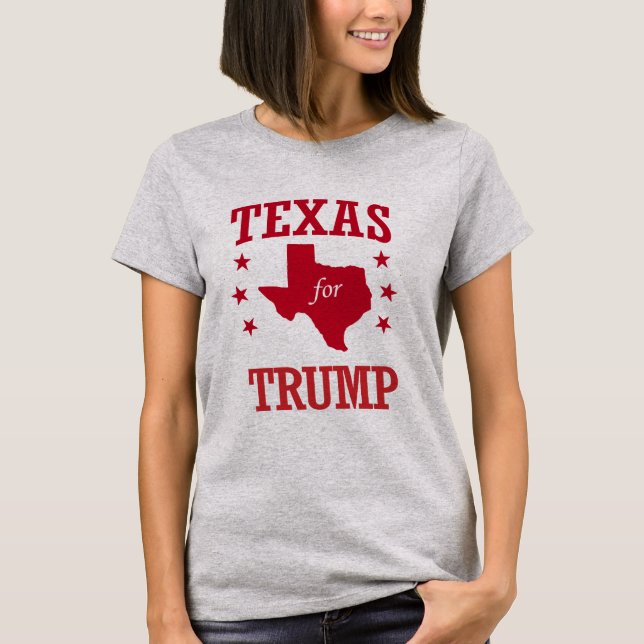 T-SHIRTS TEXAS PARA DONALD TRUMP (Frente)
