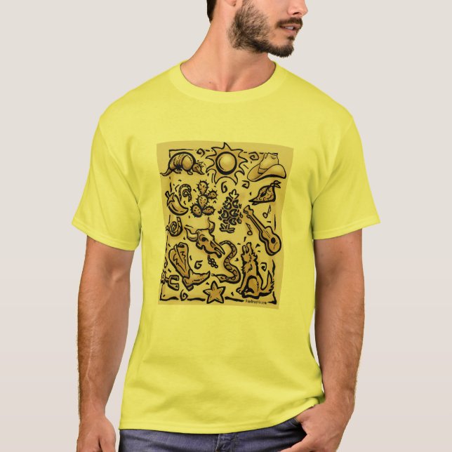 T-shirts Texas Thang (Frente)