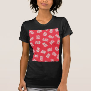 T-shirts Têxtil Yukata Japonês, Maneki Neko (Gato Sortudo)