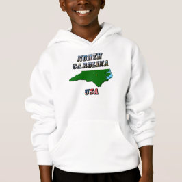 T-shirts Texto do Mapa da Carolina do Norte, Foto e Sinaliz