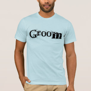 T-shirts Texto Preto do Groom