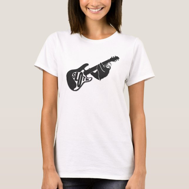 T-shirts Textura da poeira de papel da preguiça 2 do punk (Frente)