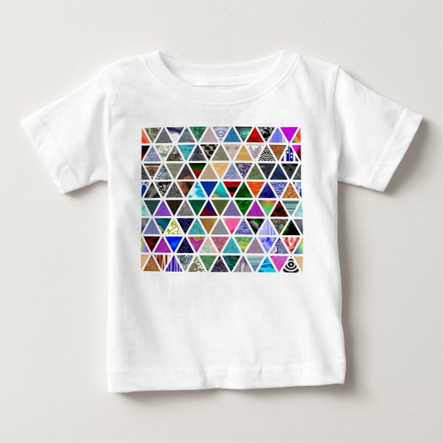 T-shirts Texturas triangulares (Frente)