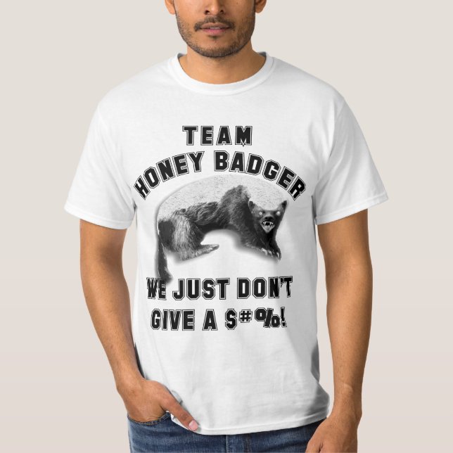 T-shirts Texugo de mel da equipe (Frente)