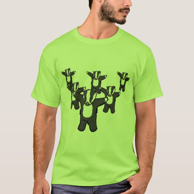 T-shirts Texugos dos texugos dos texugos (Frente)