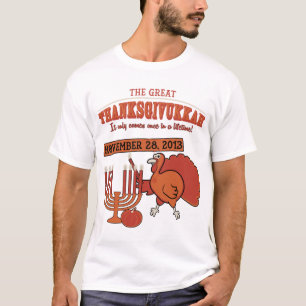 T-shirts 'Thanksgivukkah festivo