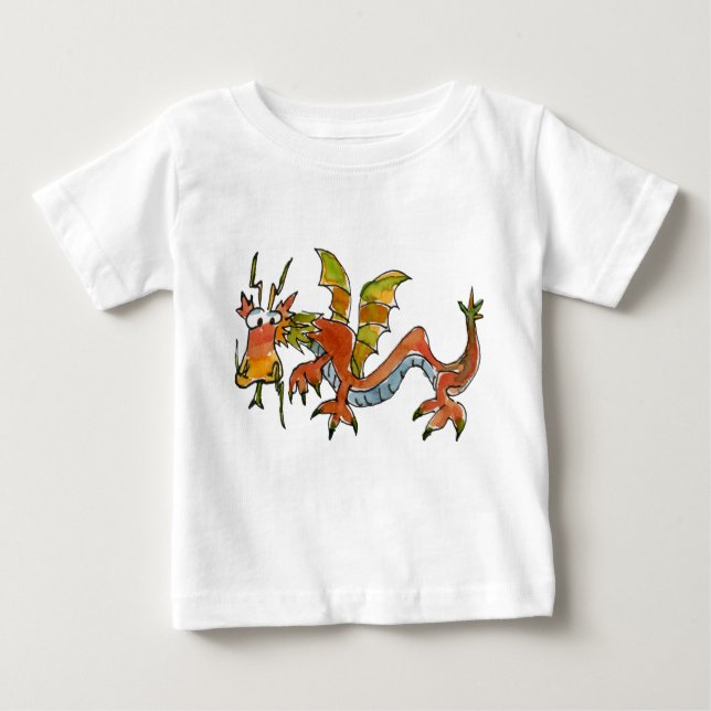 T-shirts Thar Be Dragon (Frente)
