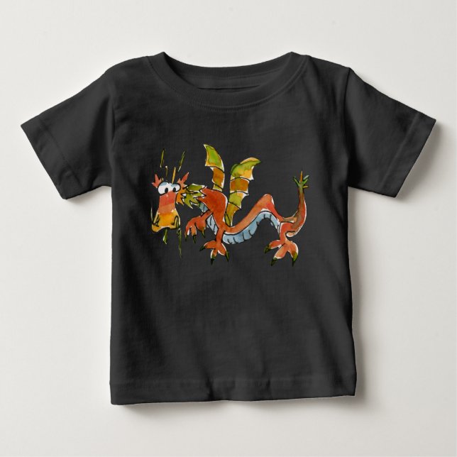T-shirts Thar Be Dragon (Frente)
