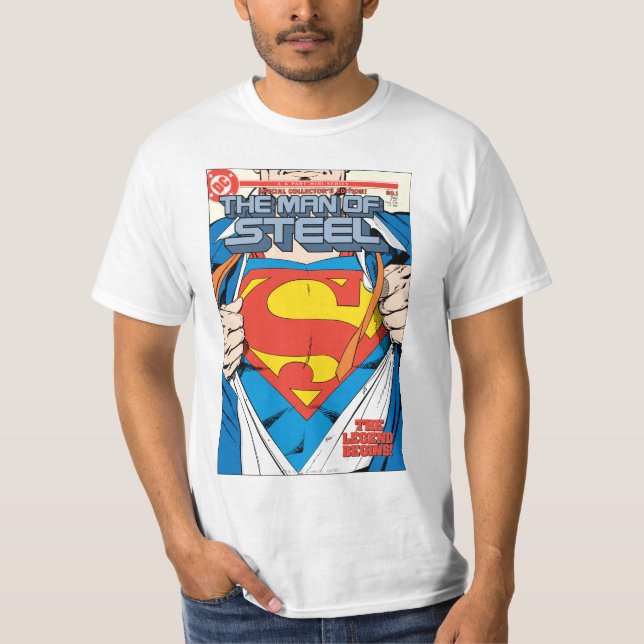 T-shirts The Man of Steel #1 Collector's Edition (Frente)