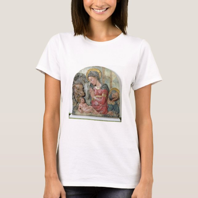 T-shirts The Natividade, c.1460 (pintado de terracota) (Frente)