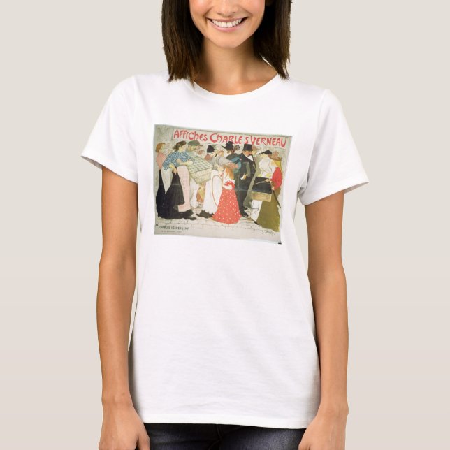 T-shirts "The Street", poster da impressora Charles Verne (Frente)