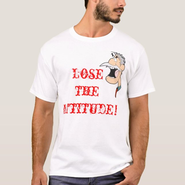 T-shirts theAttitude do perder! (Frente)