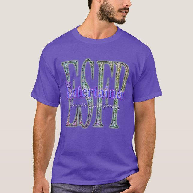T-shirts theEntertainer de ESFP (Frente)