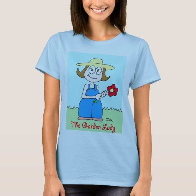 T-shirts Thegardenlady (Frente)