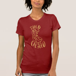 T-shirts Theo chamou T (marrom/amarelo)