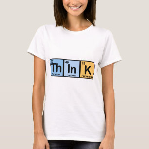 T-shirts Think fez dos elementos