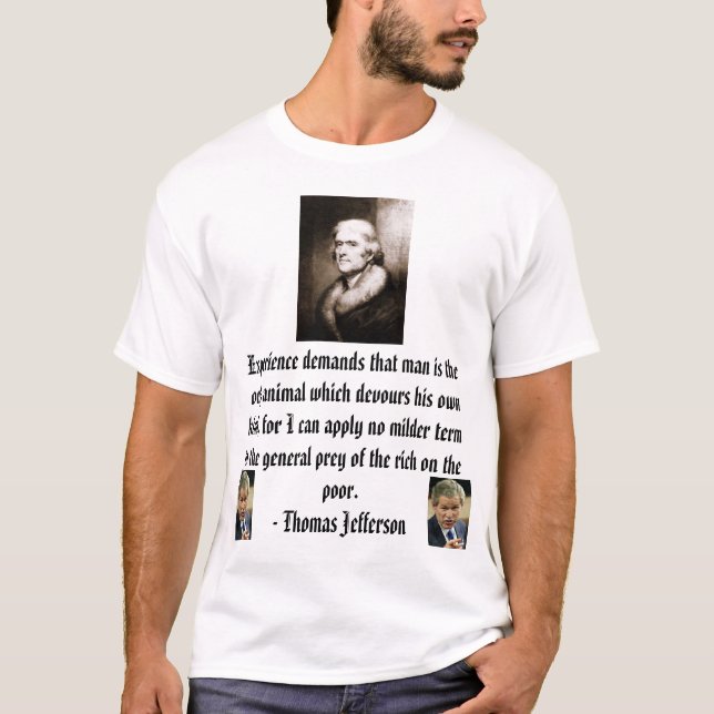 T-shirts Thomas Jefferson (Frente)