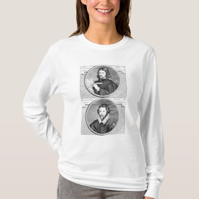 T-shirts Thomas Tallis e William Byrd (Frente)
