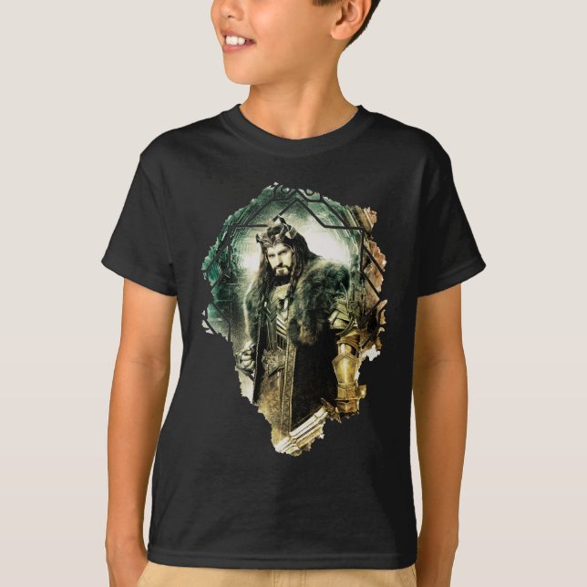 T-shirts THORIN OAKENSHIELD™ - Rei Sob A Montanha (Frente)