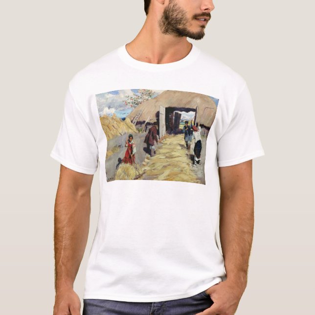 T-shirts Threshing - assoalho, 1916 (Frente)