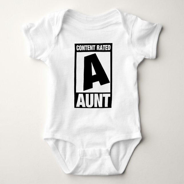 T-shirts Tia Classificada por Conteúdo (Frente)
