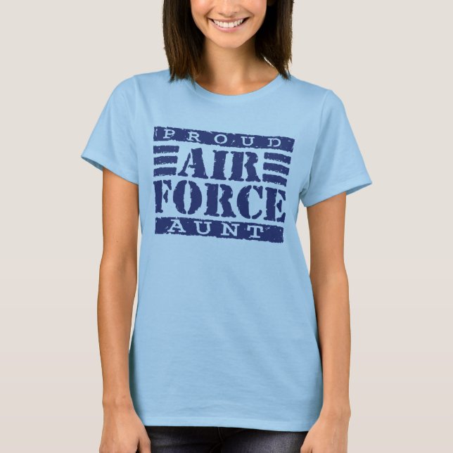 T-shirts Tia da Força Aérea (Frente)