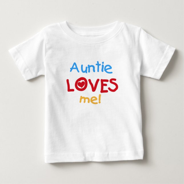 T-shirts Tia Me Ama (Frente)