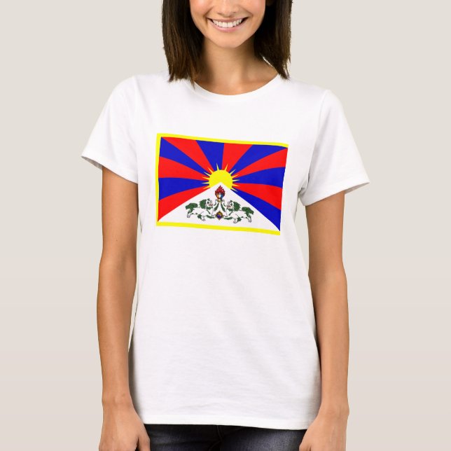 T-shirts Tibet livre (Frente)
