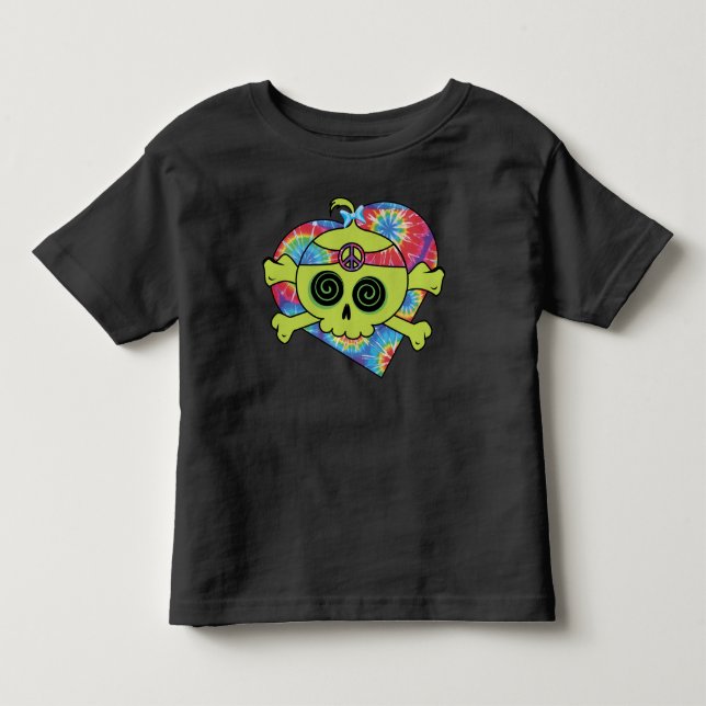 T-shirts Tie Dye Skull (Frente)