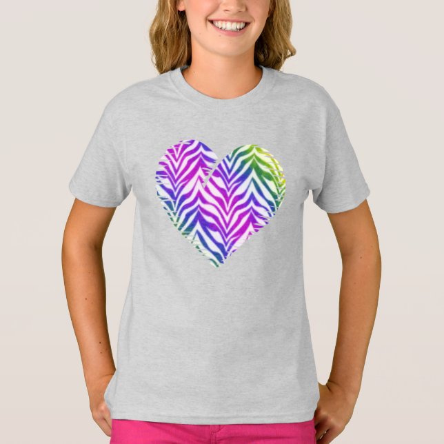 T-shirts Tiger Heart 4 Kids (Frente)