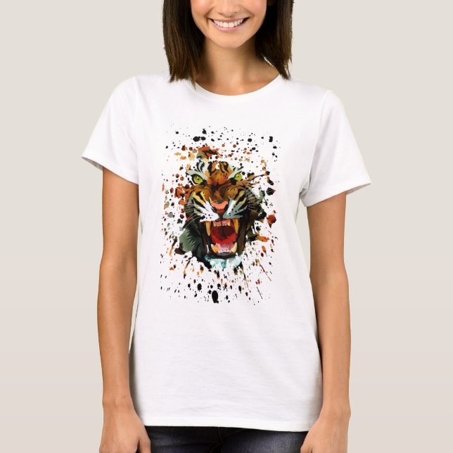 T-shirts Tiger Roar 2 (Frente)