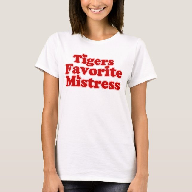 T-shirts Tigers Favorecem Senhora Mulheres (Frente)