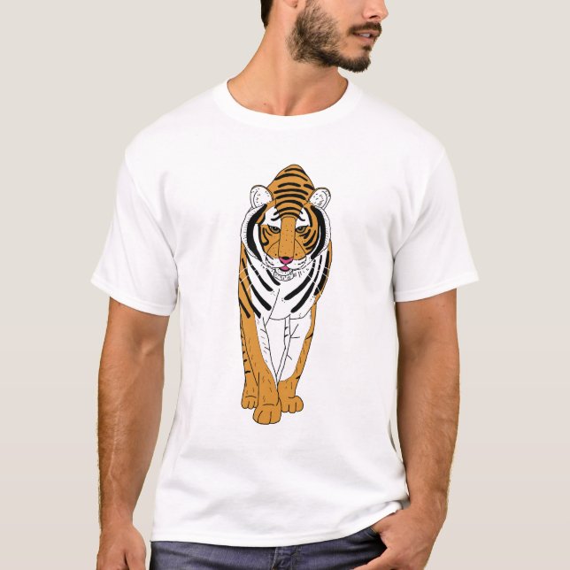 T-shirts Tigre art (Frente)