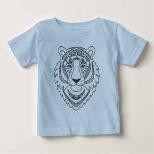 T-shirts Tigre branco inspirado