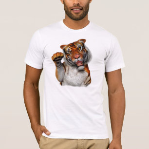 T-shirts Tigre, Camisa-T de Tiger Men