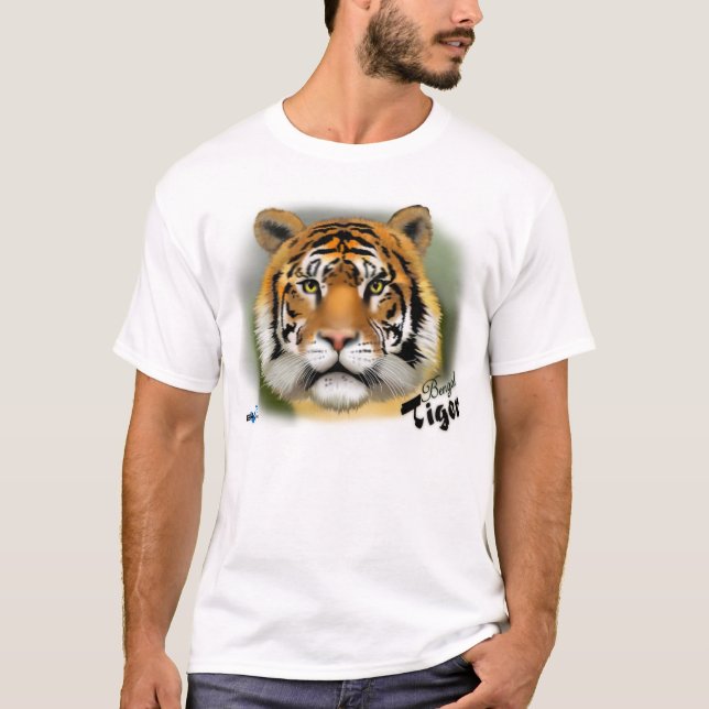 T-shirts Tigre de Bengal (Frente)