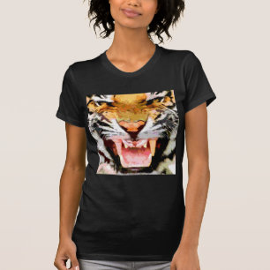 T-shirts Tigre Irritado - Olhos de Tigre