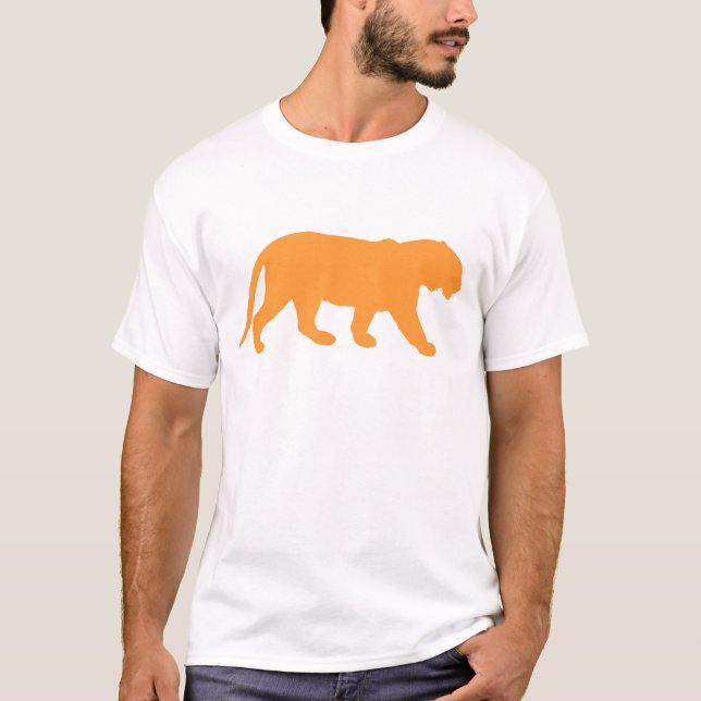 T-shirts Tigre Laranja (Frente)