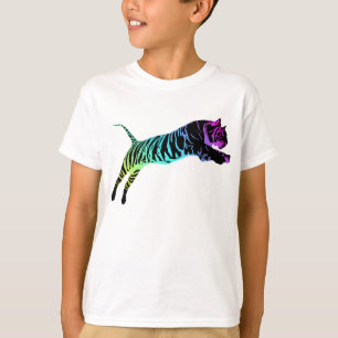 T-shirts Tigre Multi-Colorido