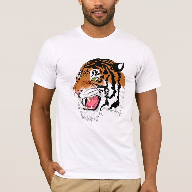 T-shirts Tigre Rugindo (Frente)