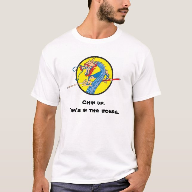 T-shirts Tim "camisa de Chin do dragão" (Frente)