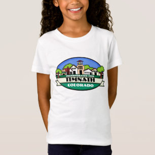 T-shirts Timnath Colorado, tenra de meninas da cidade