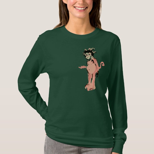 T-shirts tinta macaca (Frente)