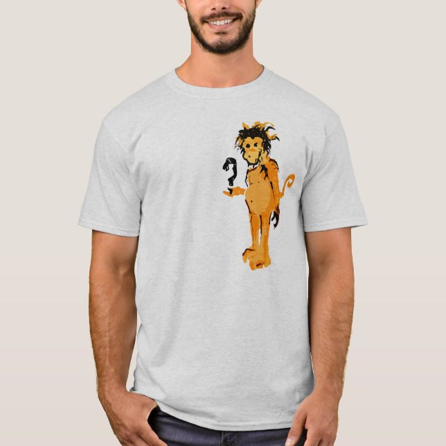 T-shirts tinta macaca (Frente)