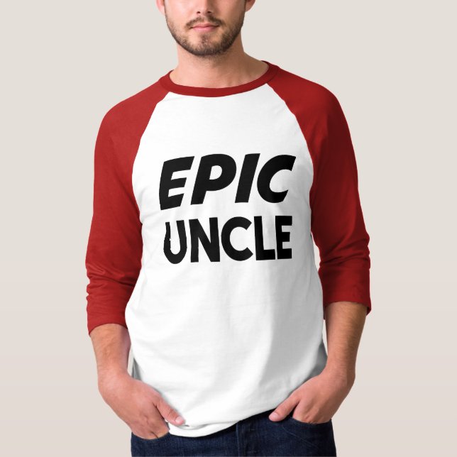 T-shirts Tio épico Engraçado (Frente)