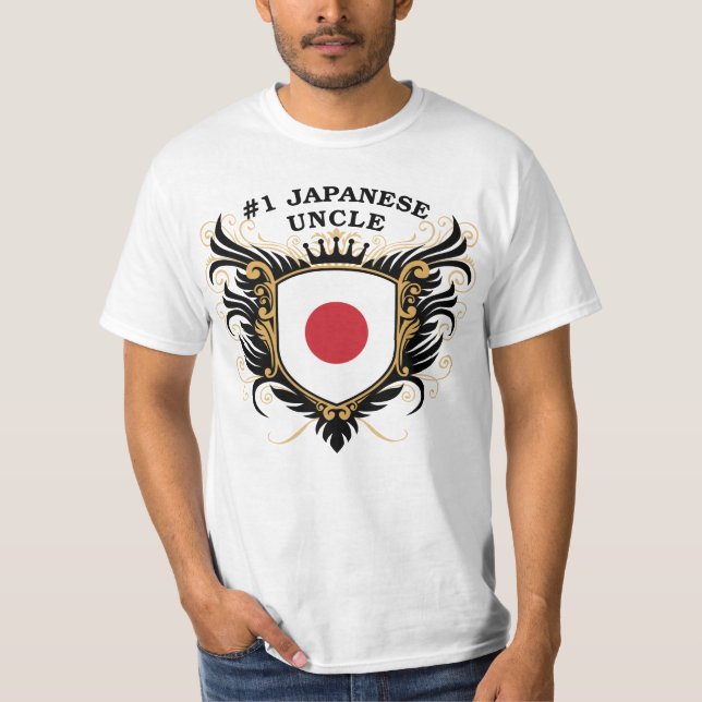 T-shirts Tio japonês do número um (Frente)